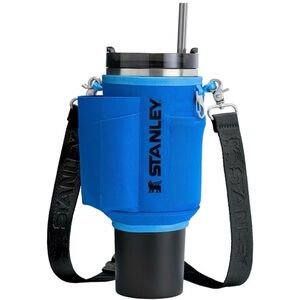 Stanley The All Day 40 OZ Quencher Carry-All Hydration Crossbody, Azure Blue,NIB